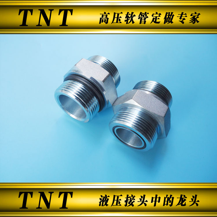 卡特挖机SAE美制ORFS平面UNF螺纹FO液压高压油管过渡工程机械接头