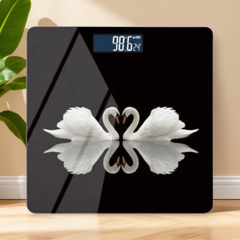 家用智能电子体重秤人体秤精准称重体重计液晶数字显示可选充电款