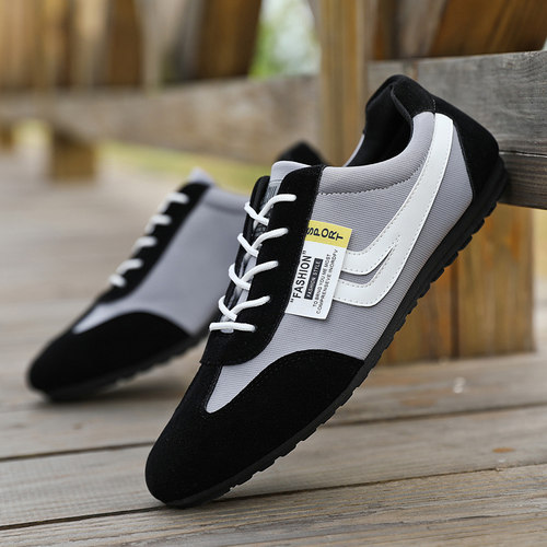 鞋子男新款低帮帆布鞋男