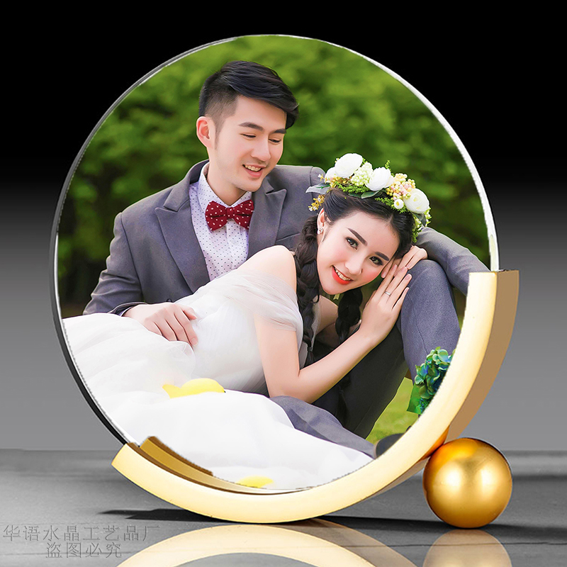 臥室客廳時尚照片擺件婚紗照合影