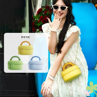 女士斜挎包设计感小众个性 单肩包 梵高范盒子包秋冬新款 fungoofun