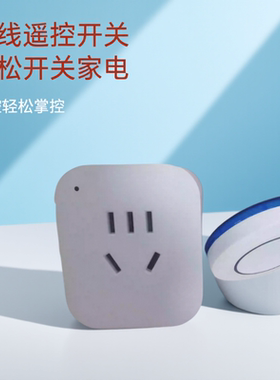 无线遥控家用插座开关单控双控433射频遥控插座灯控 泵水 小厨宝