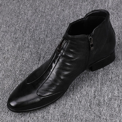 时尚百搭侧拉链男士休闲切尔西靴