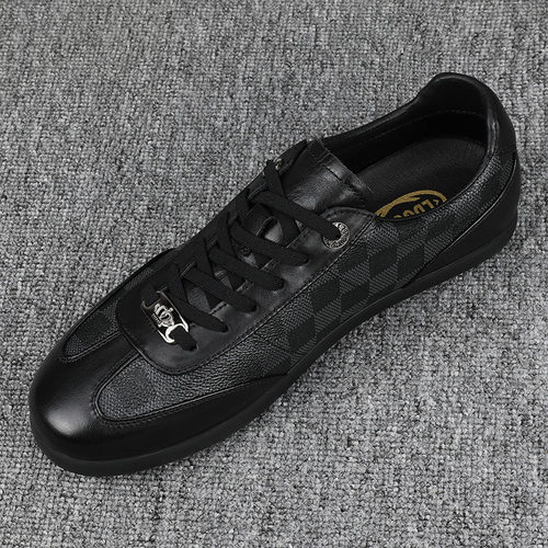 戈派维2025新款格子休闲板鞋