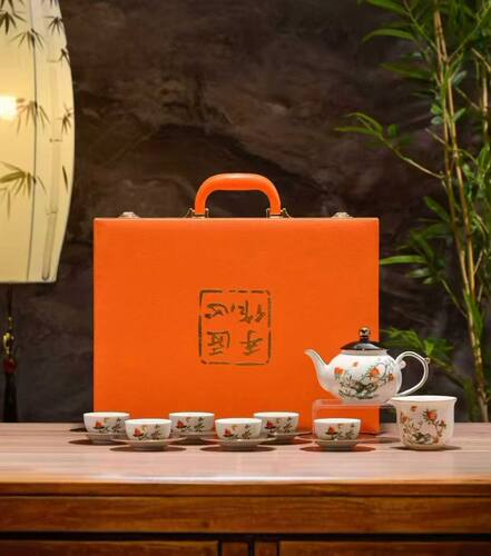 新款国标手工骨瓷茶具套装家用办公室会客泡茶壶茶杯公道杯送礼
