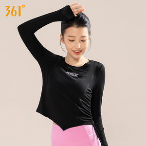 361瑜伽服新款跑步运动女秋冬健身服上衣高级感显瘦训练速干衣T恤