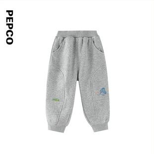 小猪班纳童装2025春装新款儿童裤子小童男童长裤宝宝幼童加绒裤潮