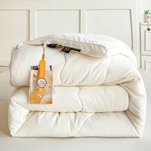 2025新款全棉提花30%大豆纤维被子春秋被冬被芯