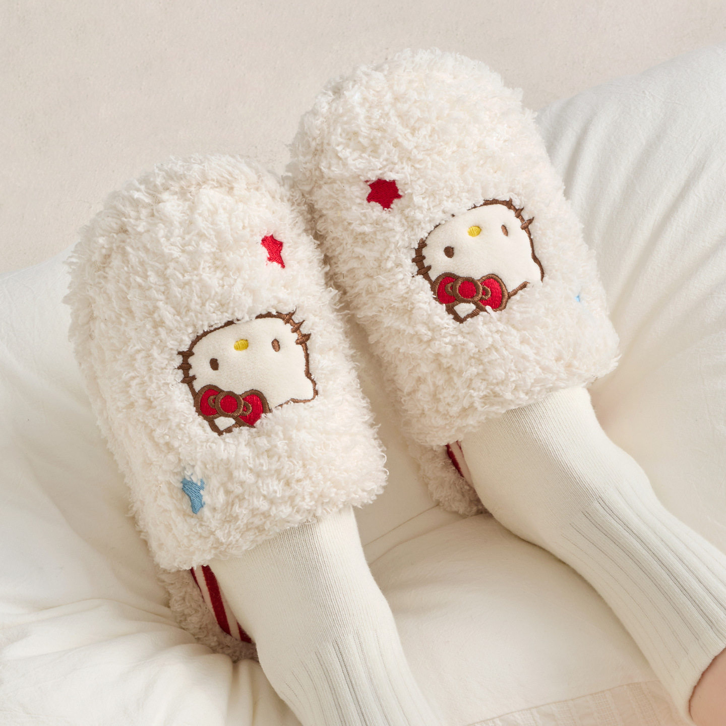 儿童棉拖鞋女童防滑秋冬季新款