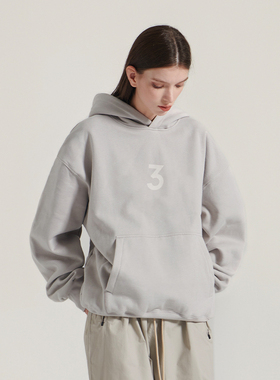 INNERSECT INN三生万物长袖加绒卫衣基础款美式加厚帽衫情侣款