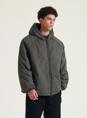 INNERSECT基础款潮牌棉衣宽松美式外套基础款男女同款连帽棉服