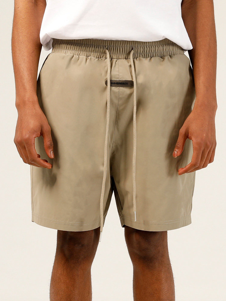 INNERSECT 캐주얼 반바지 속건성 INN2024 트렌디 브랜드 여름 신상품 남성용 솔리드 컬러 루즈 스포츠 바지