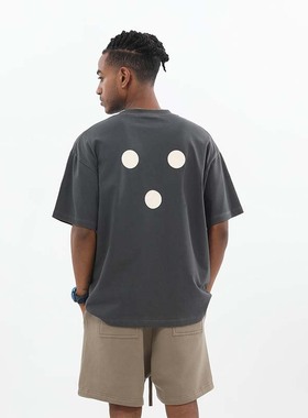 INNERSECT INN三生万物纯棉重磅短袖t恤宽松简约潮牌短袖衬衫男女