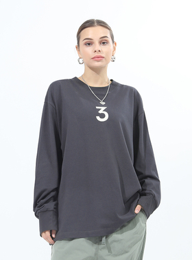 INNERSECT三生万物长袖T恤宽松纯棉打潮底衫上衣2023新款卫衣男女