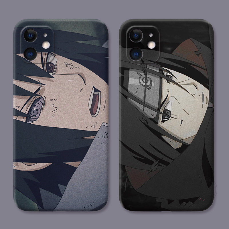 宇智波鼬适用iPhone11苹果12手机壳17Air/16e/Pro火影忍者14promax男生15plus女款13mini迷你防摔软