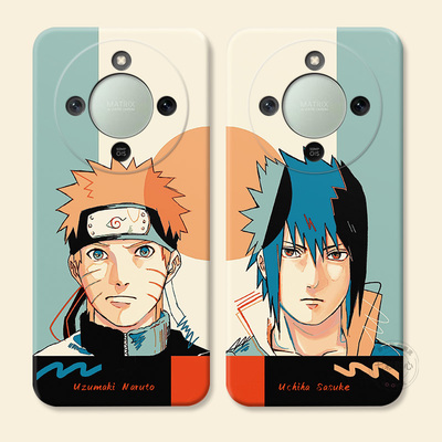 个性火影忍者适用华为荣耀x70手机壳x60pro/x50/x40GT/x30i佐助鸣人x20se动漫x10创意9x8x男生女款防摔软