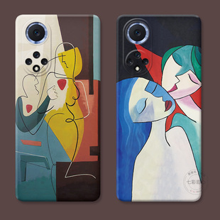 少女的幻想适用华为nova10手机壳12/11ultra油画9抽象8se活力版7pro艺术6毕加索5z女款4e软3i 2splus