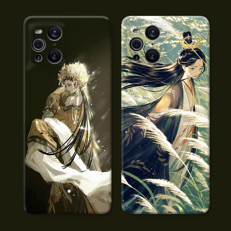 古典中国风适用oppo  findx8手机壳x5x3pro文艺x2s+小众古风k12s/k11x/k10国粹女款防摔软