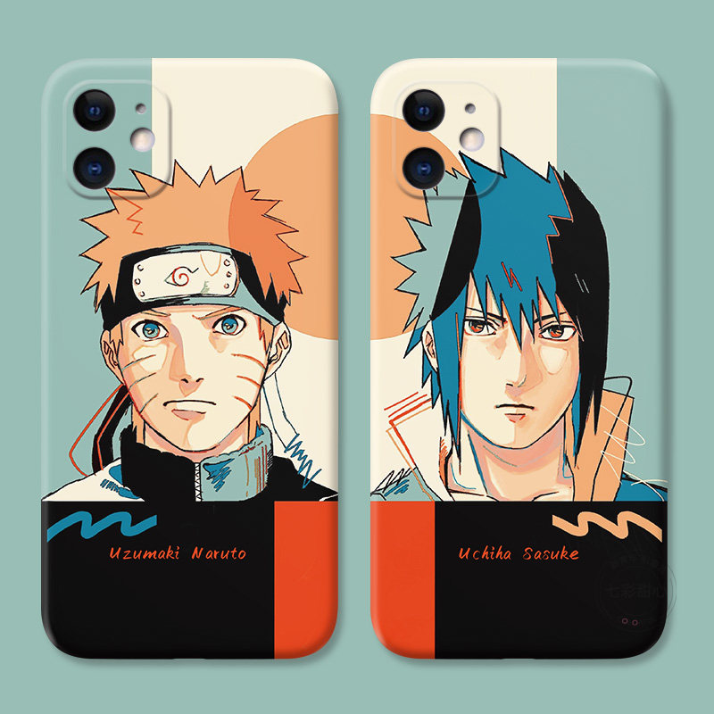 火影忍者适用iPhone11苹果12手机壳15plus鸣人XR佐助XS耐脏17Air/16e/promax可爱男生mini女款防摔软