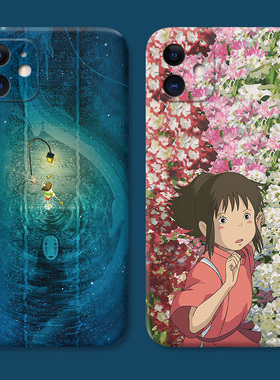 可爱千与千寻xr适用iPhone11苹果12手机壳17Air/15plus宫崎骏xs日系动漫16e/promax文艺mini女款迷你软