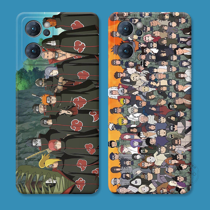 晓组织适用oppo Reno15手机壳14/13/12/11/10/9/8/7pro+火影忍者6/5K动漫4se日系3全包Ace男生2z女款软十