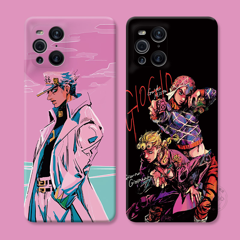 jojo的奇妙冒险适用oppo  findx8手机壳x5x3pro承太郎x2s+个性男生k12s/k11x/k10女款耐脏防摔软