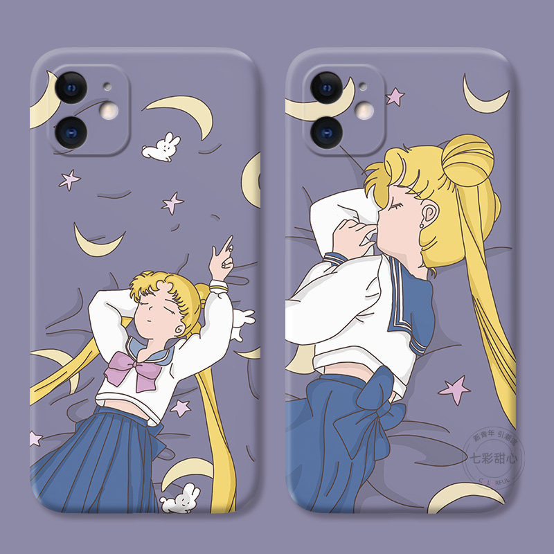 可爱水冰月适用iPhone12苹果11手机壳13美少女战士17Air/16e/15plus卡通14promax文艺mini女款耐脏防摔软