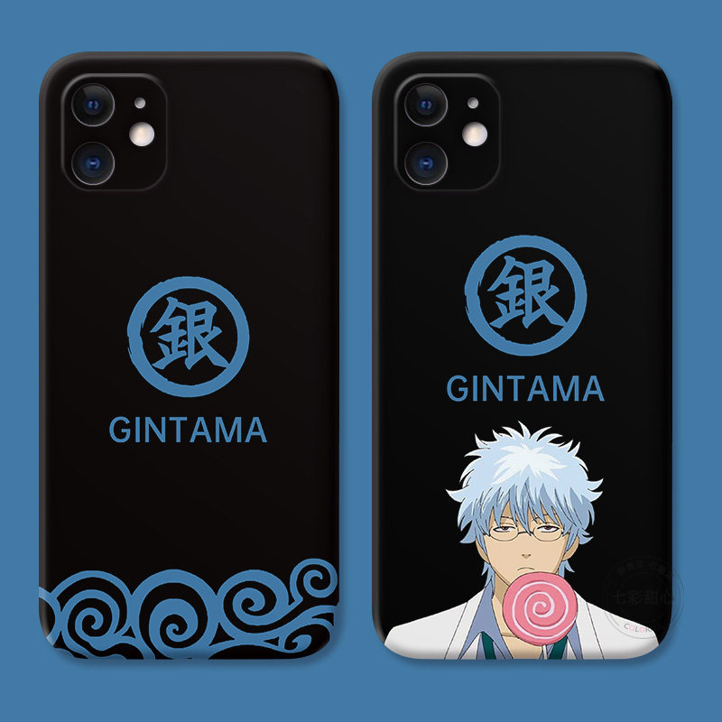 日系银魂适用iPhone12苹果11手机壳13银时14男生16/15promax二次元plus动漫mini简约女款迷你耐脏防摔软