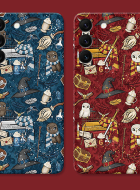 哈利波特适用三星S22手机壳s26s25s24s23ultra狮院s21拉文克劳s20fe鹰院A56/A55/A54plus女款防摔软edge+