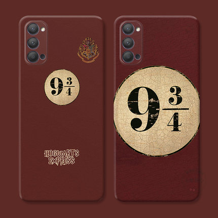 霍格沃茨适用oppo reno15手机壳14/13/12/11/10/9/8pro+7创意6/5K简约4se哈利波特3/2z个性Ace女款防摔软