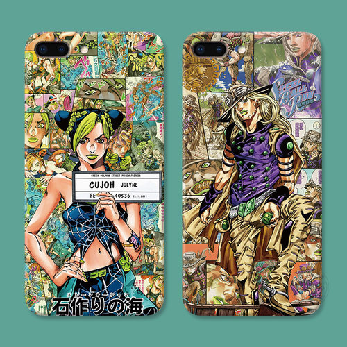 jojo空条徐伦适用iPhone7/8plus苹果X手机壳6s个性XR潮流男生xsmax时尚5se第一1二2三3代女款防摔软