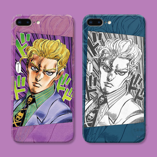 jojo的奇妙冒险适用iPhone7/8plus苹果X手机壳6s潮牌男生XR吉良吉影xsmax个性5se第一1二2三3代女款防摔软
