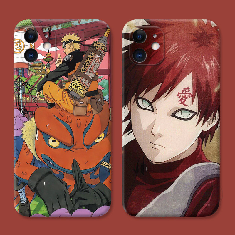 我爱罗适用iPhone11苹果12手机壳13可爱17Air/16e/15plus火影忍者14promax个性动漫男生mini女款迷你防摔软