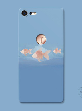 ins治愈系金鱼适用锤子坚果pro3手机壳R2华硕ROG9/8/7/6/5/3PRO可爱少女心简约女款软