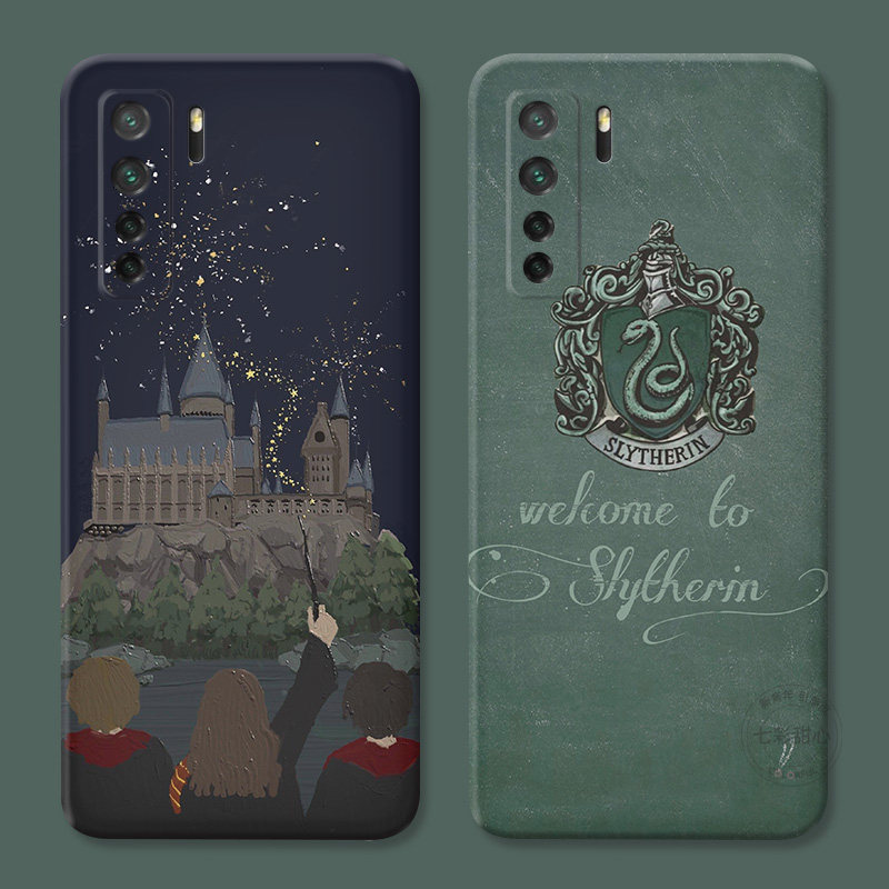 油画风城堡适用华为nova14手机壳15/13/12/11/10/9/8/7pro/6se/5z/4e/3i哈利波特欧美男生女款ultra防摔软