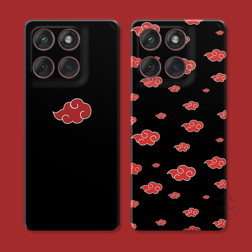 晓组织祥云适用摩托罗拉edge60pro手机壳50/40/S30/G86G85G84G75G56G55G54简约火影忍者个性男生创意女软