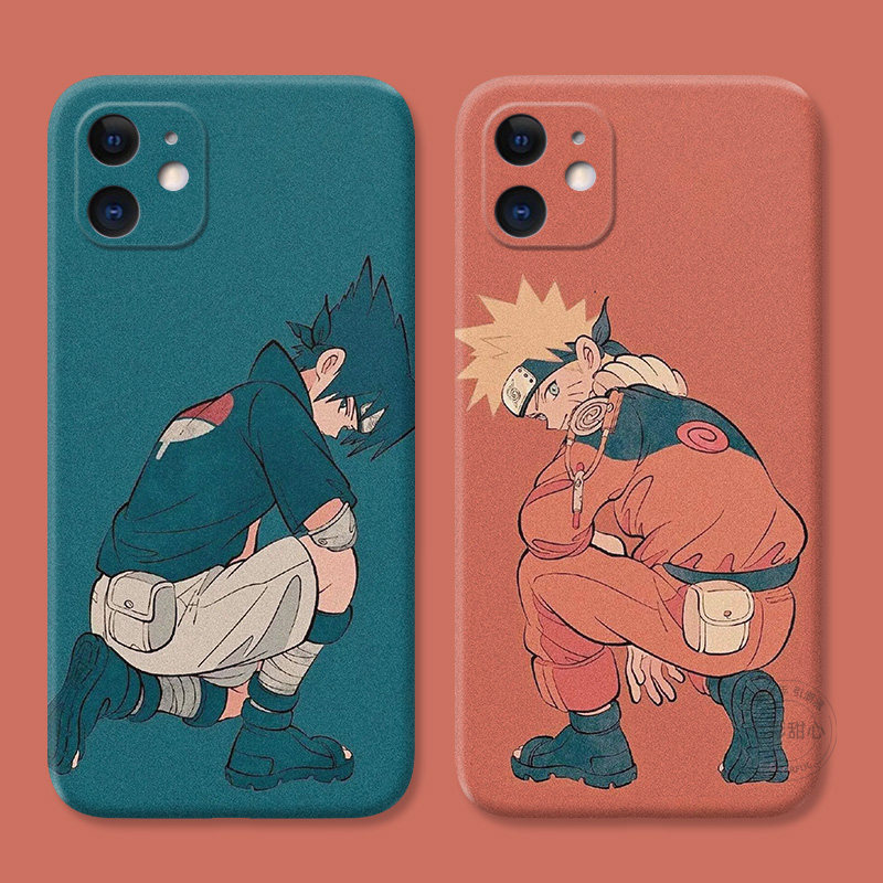 鸣人佐助适用iPhone12苹果11手机壳13火影忍者15plus男生14promax日系动漫mini女款软