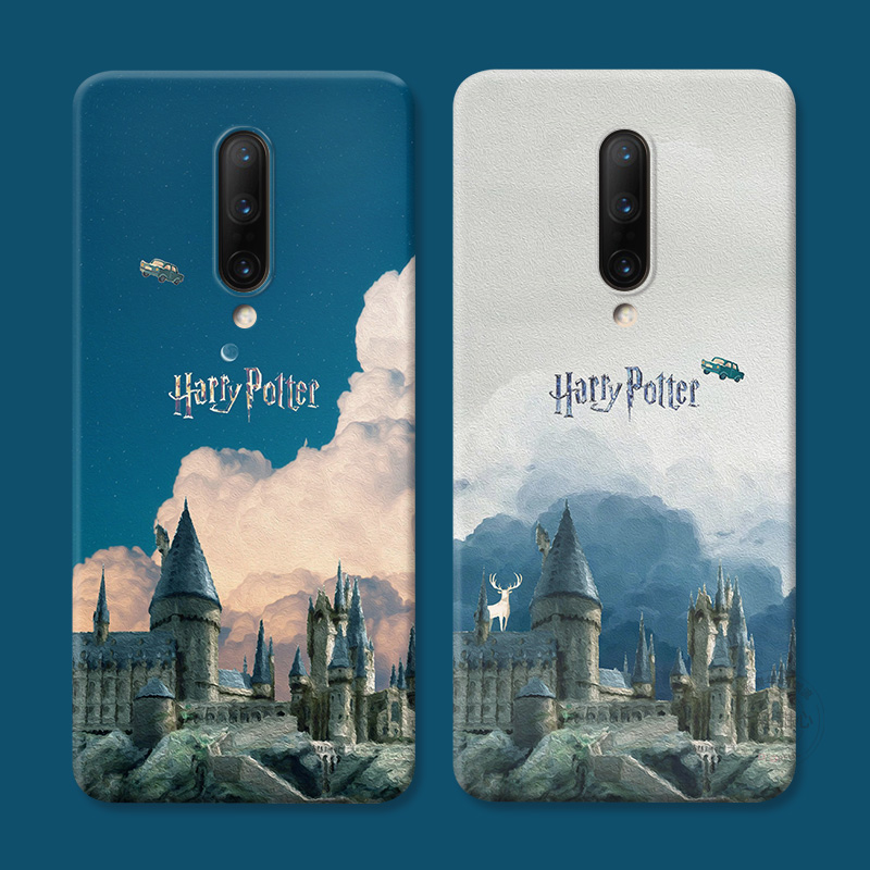 油画风城堡适用1+15一加13手机壳12/11/10/9RT/8t/7pro/Ace6/5竞速版2至尊3v哈利波特文艺女款防摔软