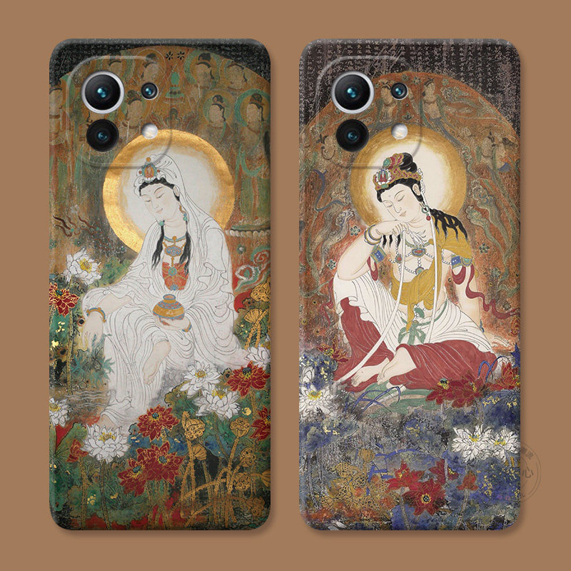古典唐卡适用小米13手机壳12中国风11复古9pro探索8青春版se文艺6x女款t防摔软