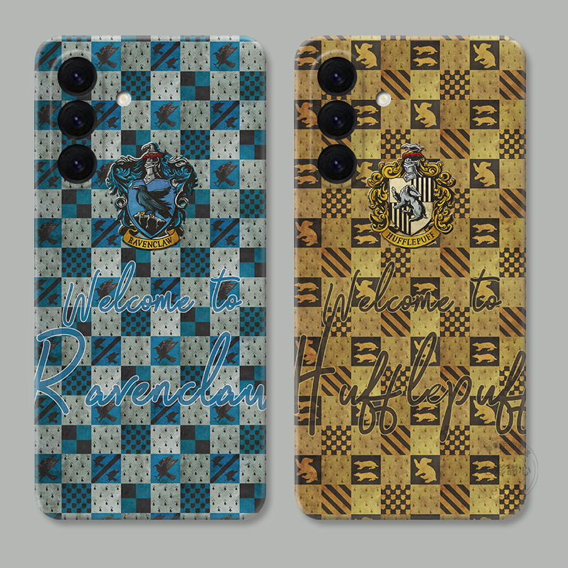 棋盘格子适用三星A56手机壳A73A72A71A70A55A54A53A52A36A35A34A33A26a25A16拉文克劳哈利波特个性创意女款软
