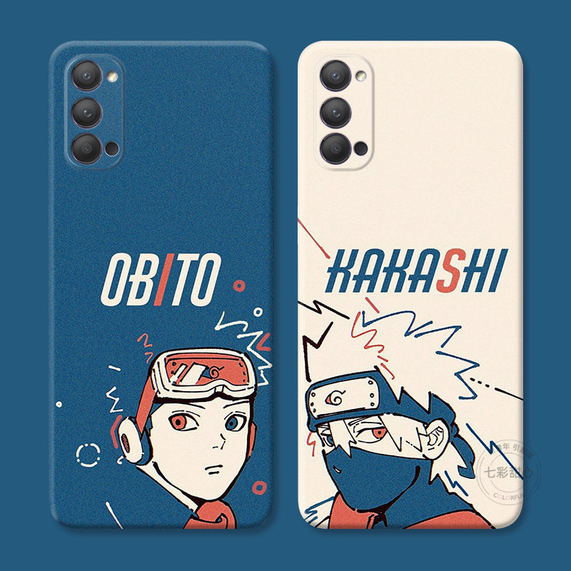 卡卡西适用oppo Reno15手机壳14/13/12/11/10/9/8/7pro+火影忍者6/5K带土4se动漫3/2z男生女款防摔软十