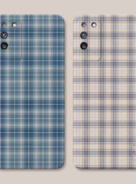 ins布纹格子适用华为荣耀x30手机壳x40i文艺x20se小清新x10max简约9x8x7x8c7a冷淡风p50pro女款防摔软e