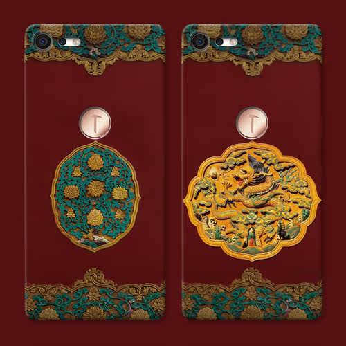 故宫纹样适用锤子坚果pro3手机壳R2华硕ROG9/8/7/6/5/3PRO复古中国风小众文艺女款防摔软