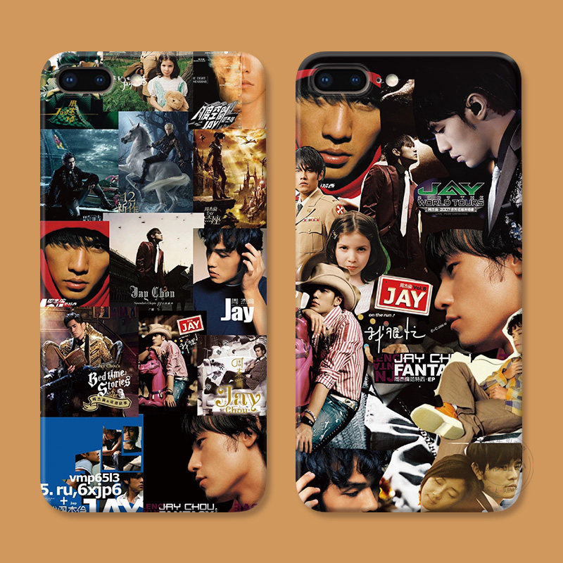 jay周杰伦适用iPhone8plus苹果X手机壳XR7男生6s潮流xsmax男明星5se女款软1/2/3二三代
