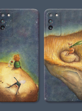 复古小王子适用华为荣耀x30手机壳x40i可爱x20se卡通x10max文艺9x8x7x8c7a动漫p50pro女款防摔软e