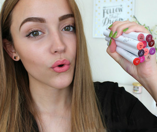 正品colourpop唇膏笔lippie stix笔状口红笔亚光哑光梅子色吃土色