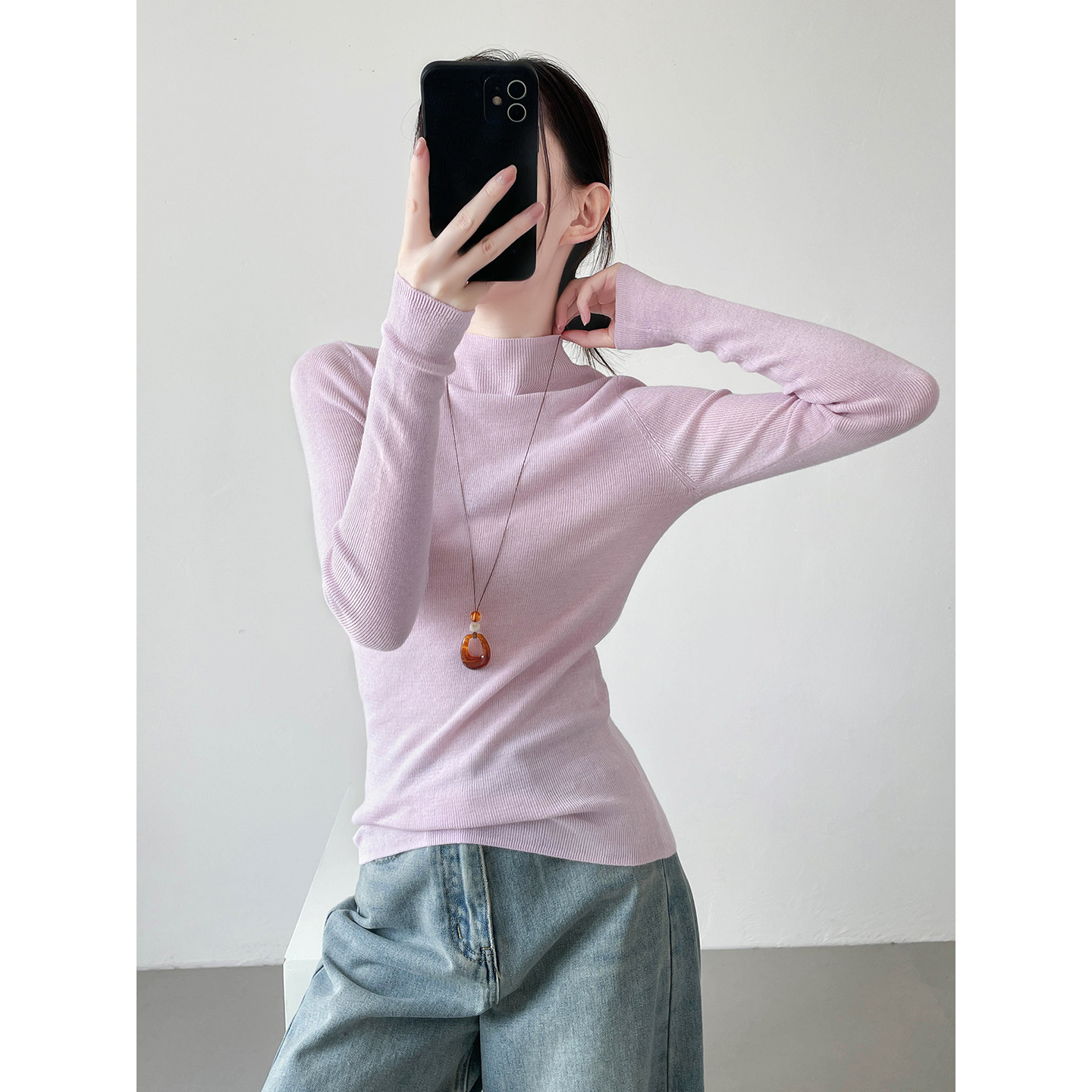 抗起球赠送运费险针织打底衫