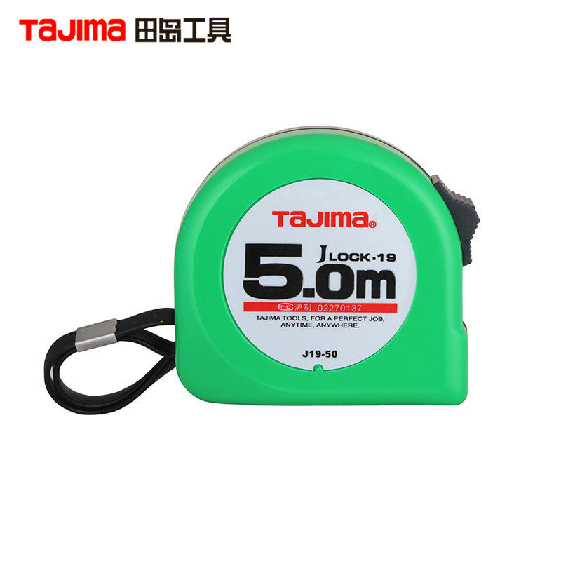 TAJIMA TAJIMA 줄자 5미터 J19-50 휴대용 자 5미터 19 MM고정밀도 고정밀도 미터 25 MM