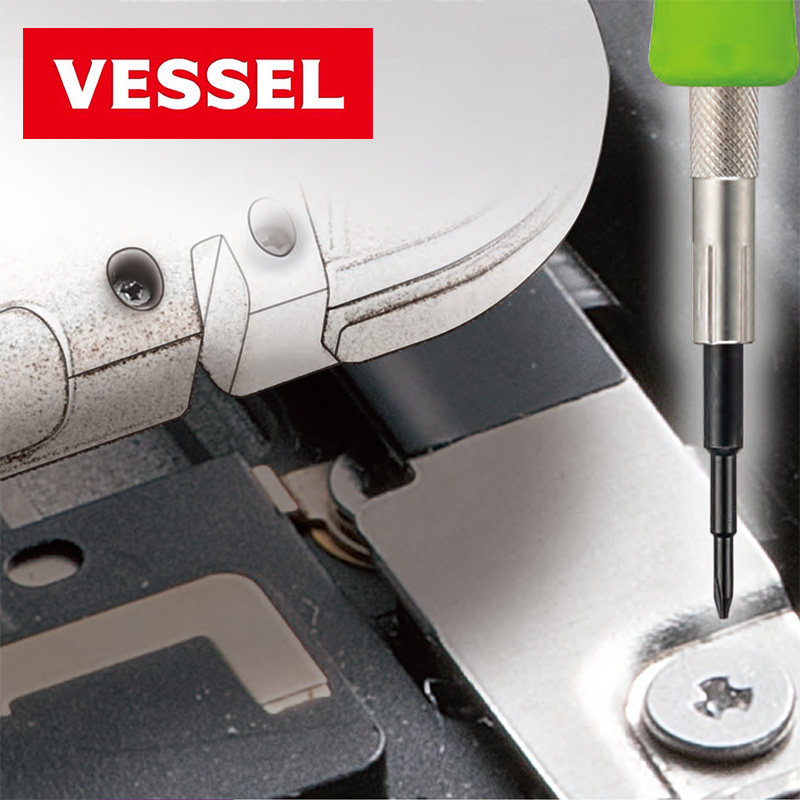 일본 VESSEL APPLE IPHONE 휴대폰 드라이버 세트 Y자형 오각별 십자가 매화