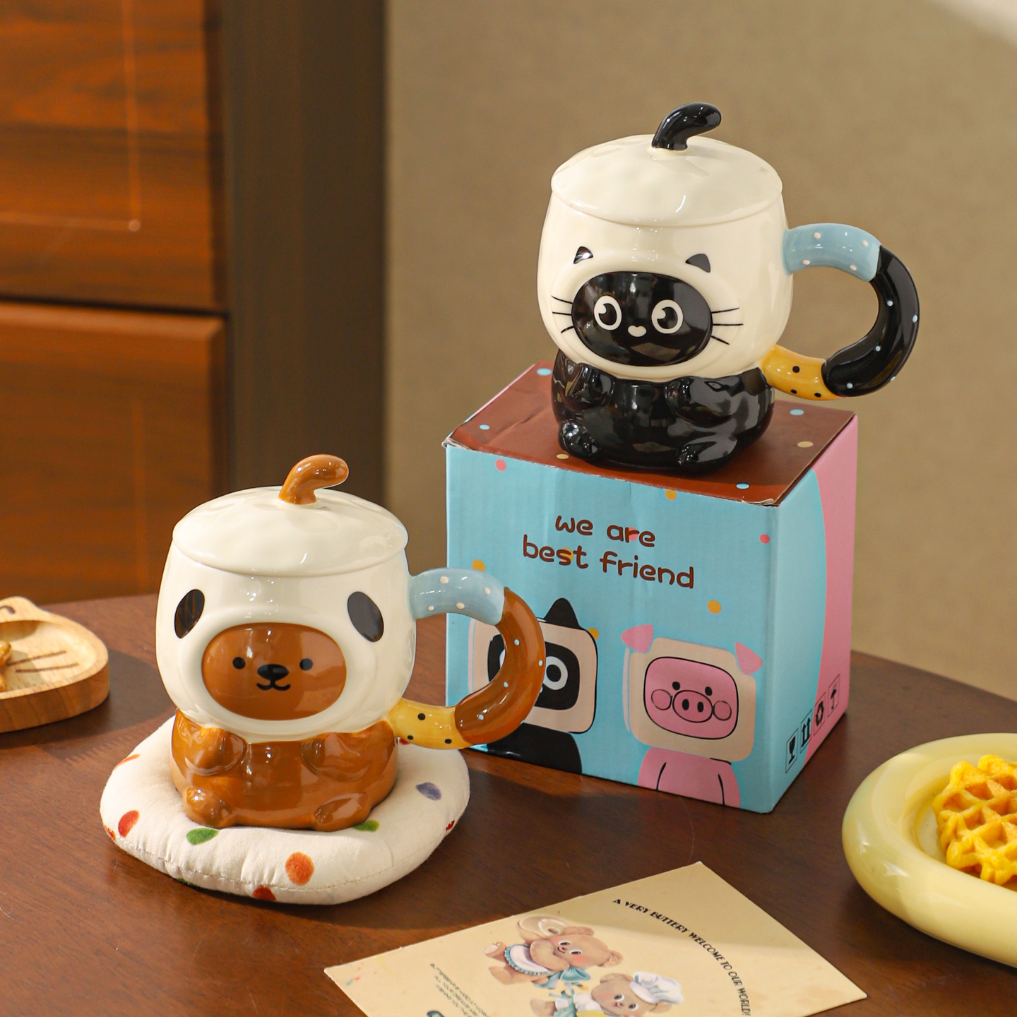 舍里创意家用马克杯果汁杯闺蜜杯